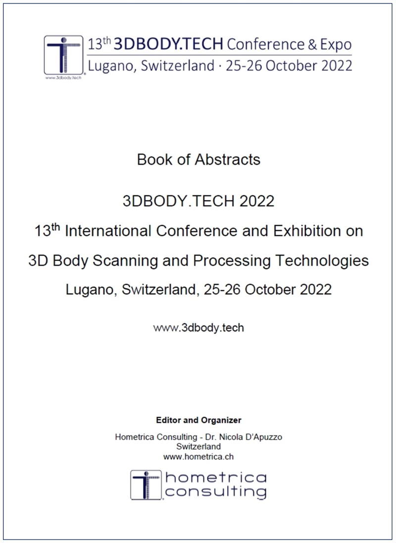 3DBODY.TECH 2022 - Book of Abstracts