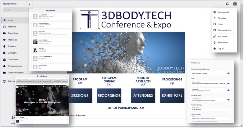 3DBODY.TECH 2023 Online Platform - click to enlarge